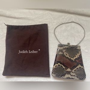 Judith Leiber Snakeskin Evening Bag